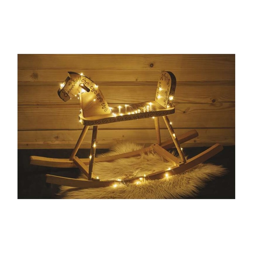 LED lauko girlianda 40xLED/9m IP44 šiltai balta