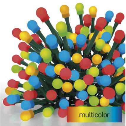 LED lauko girlianda 480 LED / 53 m, IP44, įvairiaspalvė