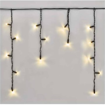 LED lauko girlianda 50xLED/3x0,4m IP44 šaltai/šiltai balta
