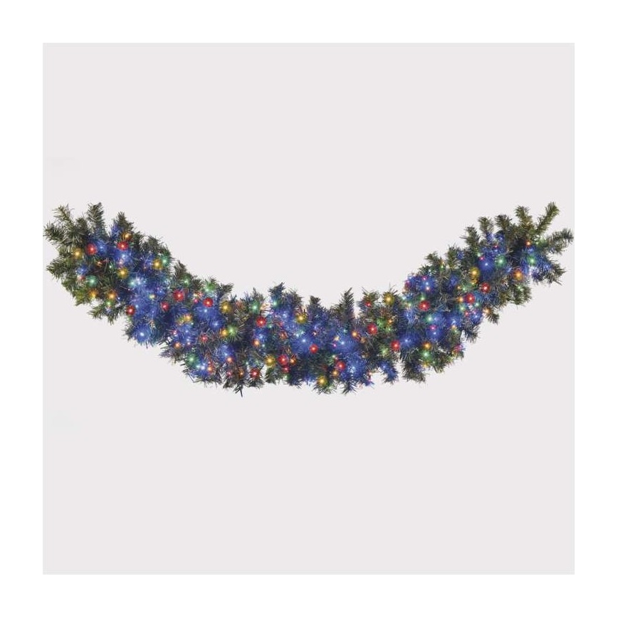 LED lauko girlianda 600 LED, 17 m, IP44, daugiaspalvė