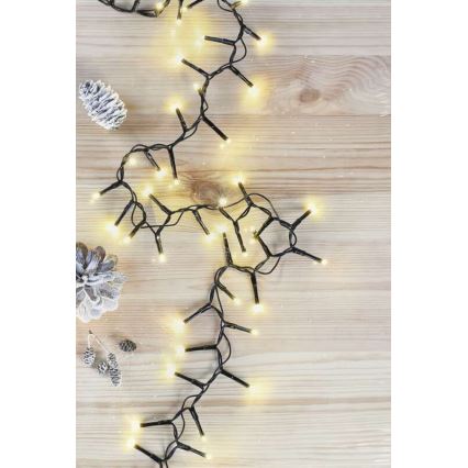 LED lauko girlianda 600xLED/17m IP44 šiltai balta