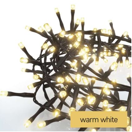 LED lauko girlianda 600xLED/17m IP44 šiltai balta