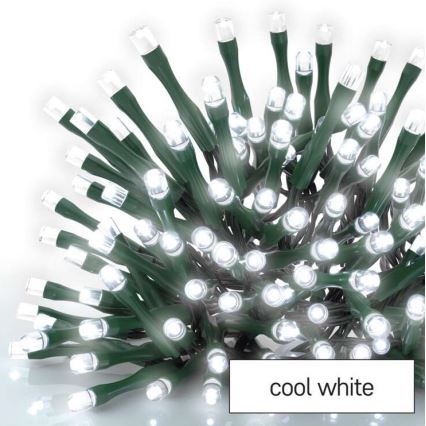 LED lauko girlianda 600xLED/8 režimų 15m IP44 šaltai balta