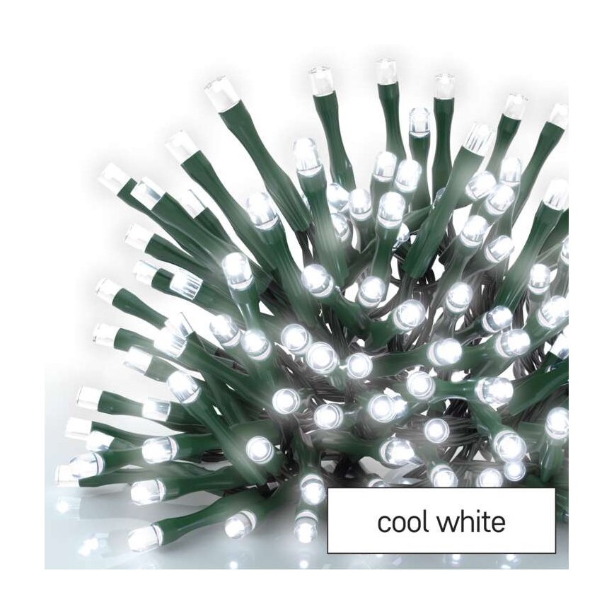 LED lauko girlianda 600xLED/8 režimų 15m IP44 šaltai balta