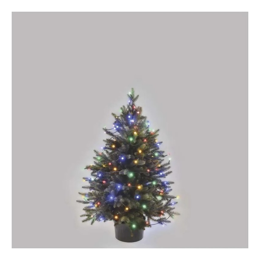 LED lauko girlianda 80 LED / 8 režimai, 13 m, daugiaspalvė, IP44