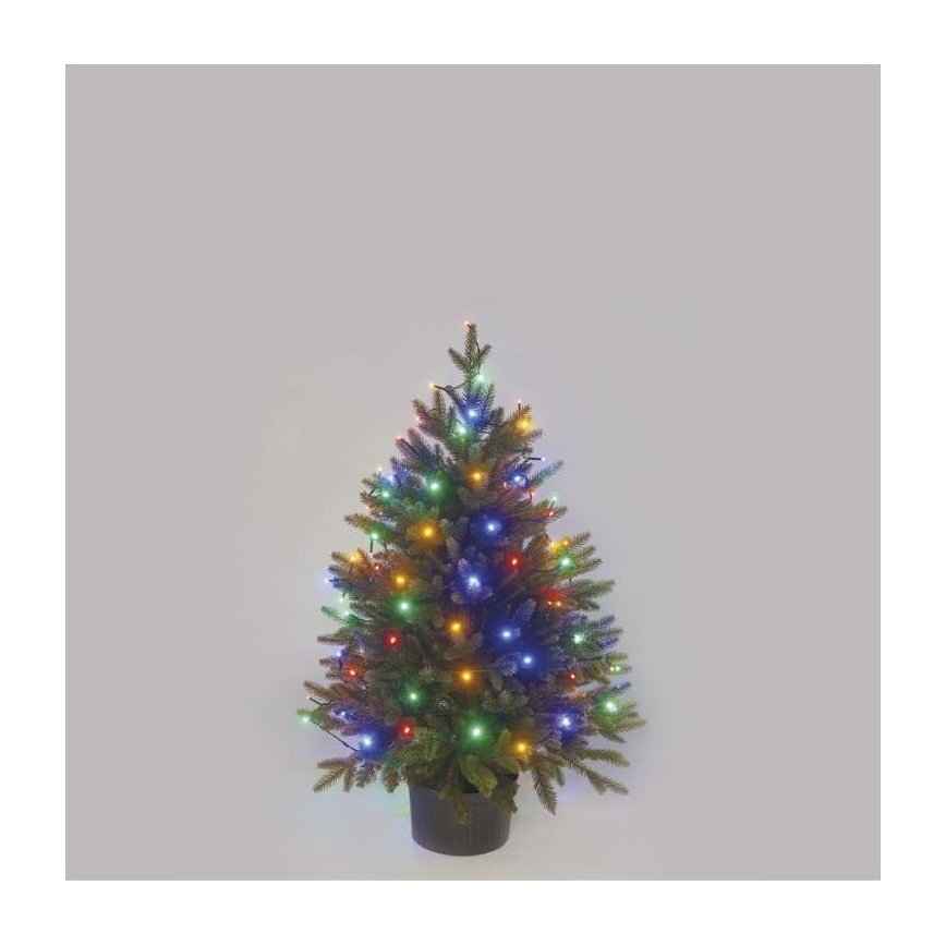 LED lauko girlianda 80xLED/13m IP44 daugiaspalvė