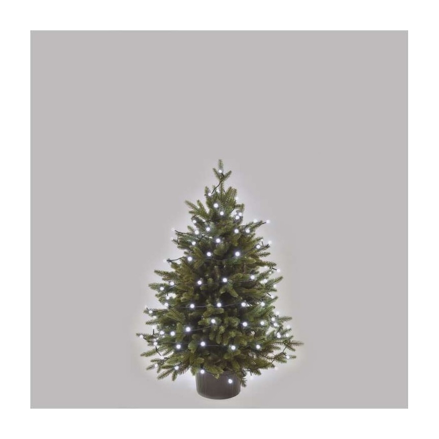 LED lauko girlianda 80xLED/13m IP44 šaltai balta