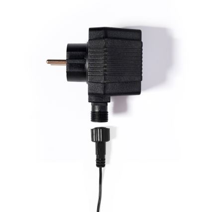 LED lauko girlianda CONE FILAMENT 20xE10 19m spalvota/šiltai balta IP44, Pagaminta ES