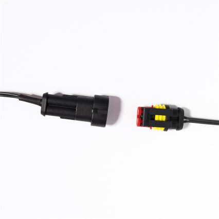 LED lauko girlianda CONE FILAMENT 20xE10 19m spalvota/šiltai balta IP44, Pagaminta ES