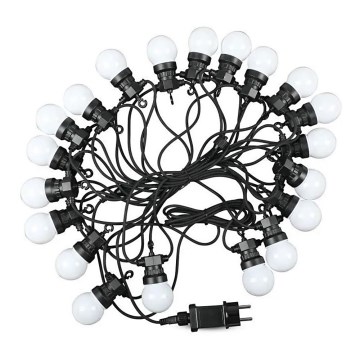 LED Lauko girlianda STRING 10m 20xLED/0,5W/230V IP44 6000K