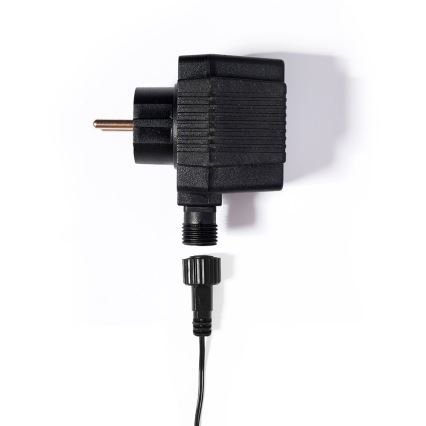 LED Lauko Kalėdinė girlianda FELICIA FILAMENT 20xE10 19m balta/šilta balta IP44, Made in the EU