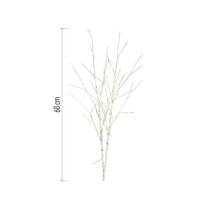 LED lauko kalėdinė dekoracija 100xLED/3xAA šiltai balta IP44