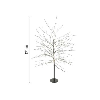 LED lauko kalėdinė dekoracija 600xLED/3,8W/230V 120 cm šilta balta IP44