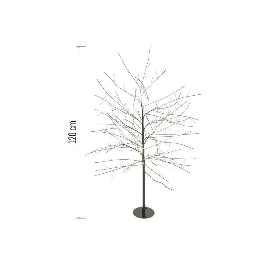 LED lauko kalėdinė dekoracija 600xLED/3,8W/230V 120 cm šilta balta IP44