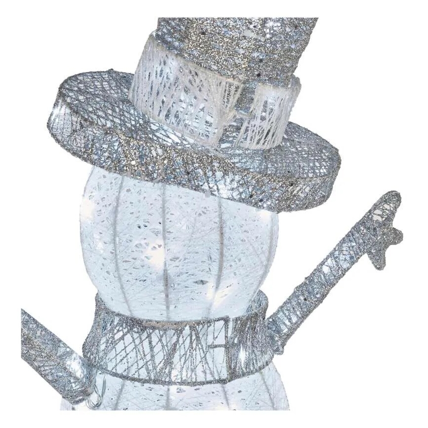 LED Lauko kalėdinė dekoracija 80xLED/3,6W/230V IP44 82 cm sniego senis