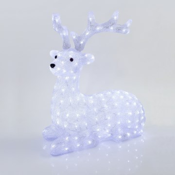 LED lauko kalėdinė dekoracija (elnias) 200xLED/6W/230V IP44 šaltai balta