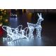 LED Lauko kalėdinė dekoracija LED/12W/230V IP44 šiaurės elniai