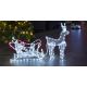 LED Lauko kalėdinė dekoracija LED/12W/230V IP44 šiaurės elniai