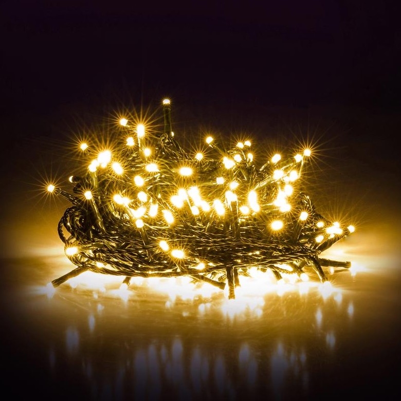 LED Lauko Kalėdinė girlianda 1000xLED 105m šilta balta IP44