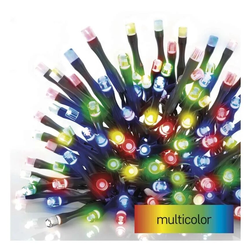LED Lauko Kalėdinė girlianda 100xLED/10m IP44 daugiaspalvis