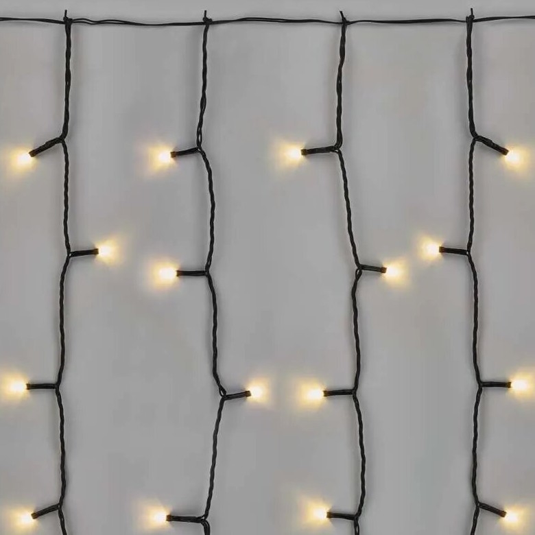 LED Lauko Kalėdinė girlianda 100xLED/1x2m IP44 šilta balta