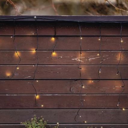 LED lauko kalėdinė girlianda 100xLED/2,5x0,9m IP44 šiltai balta