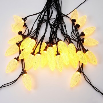 LED lauko kalėdinė girlianda 20xLED/230V 14,5 m IP44 šiltai balta