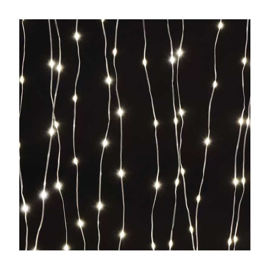 LED lauko kalėdinė girlianda 240xLED/8 funkcijų 6,7 m IP44 šiltai balta
