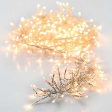 LED lauko kalėdinė girlianda 3000xLED/230V/8 funkcijų 24,8 m IP44 šiltai balta