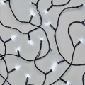 LED lauko kalėdinė girlianda 40xLED/3xAA 3,3m IP44 šaltai balta