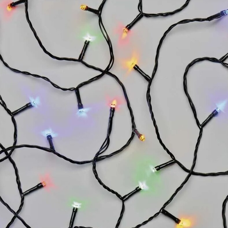 LED Lauko Kalėdinė girlianda 50xLED/5m IP44 daugiaspalvis