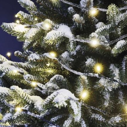 LED lauko kalėdinė girlianda 50xLED/5m IP44 šiltai balta