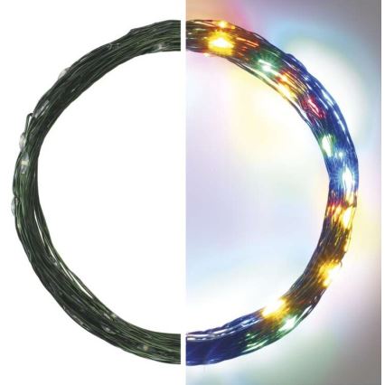 LED lauko kalėdinė girlianda 75xLED/12,5m IP44 daugiaspalvė