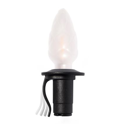 LED lauko kalėdinė girlianda CONE FILAMENT 20xE10 19m spalvota/šiltai balta IP44, Pagaminta Čekijoje