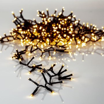 LED Lauko Kalėdinė girlianda GOLDEN 800xLED 21m IP44 šiltai balta