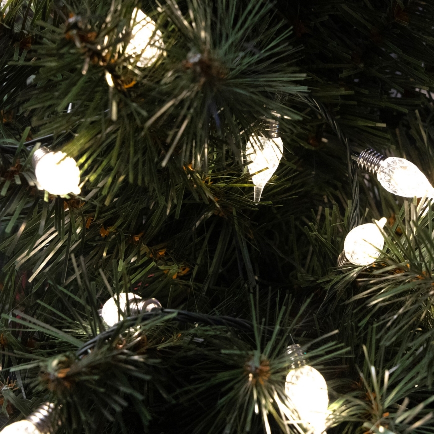 LED lauko kalėdinė girlianda LINE, 200 LED, 12,75 m, IP44, šiltai balta