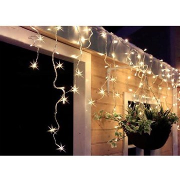 LED Lauko kalėdinė užuolaida 120xLED/8 funkcijų 9m IP44 šiltai balta