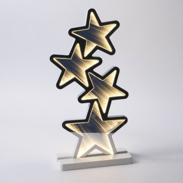 LED lauko kalėdinės dekoracijos žvaigždės LED/3,6W/230V IP44 šiltai balta