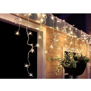 LED Lauko kalėdinis užuolaidos šviestuvas 360xLED/8 funkcijos 15m IP44 šiltai balta