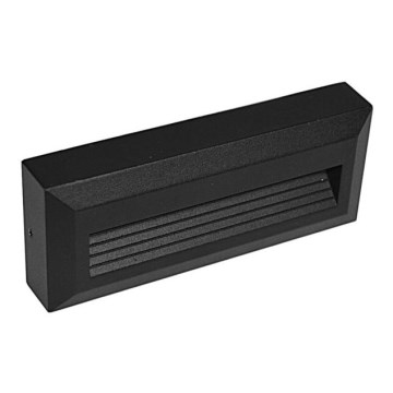 LED Lauko laiptų apšvietimas KORA LED/1,2W/230V IP54 4000K juoda