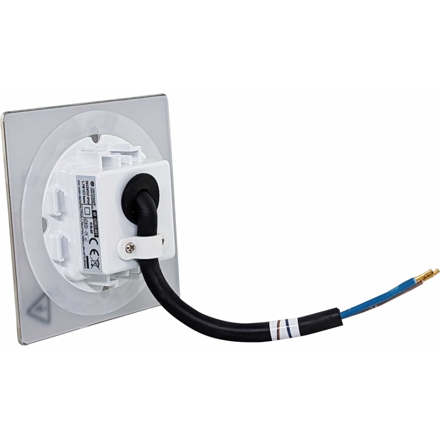 LED Lauko laiptų apšvietimas DECENTLY LED/1,7W/230V 3000/4000/6000K IP54 blizgus chromas