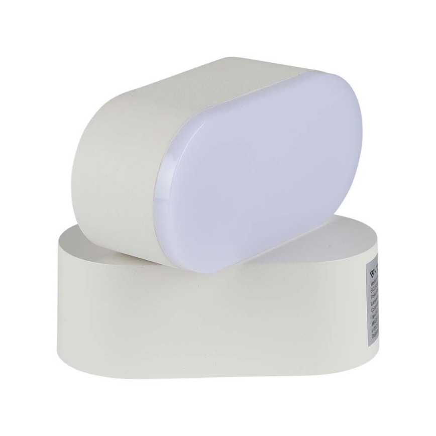 LED Lauko lankstus Sieninis šviestuvas LED/5W/230V 3000K IP65 balta