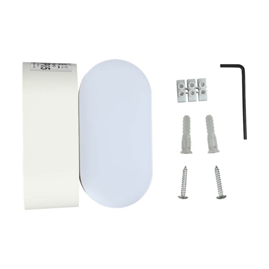 LED Lauko lankstus Sieninis šviestuvas LED/5W/230V 3000K IP65 balta