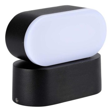 LED Lauko lankstus Sieninis šviestuvas LED/5W/230V 3000K IP65 juoda