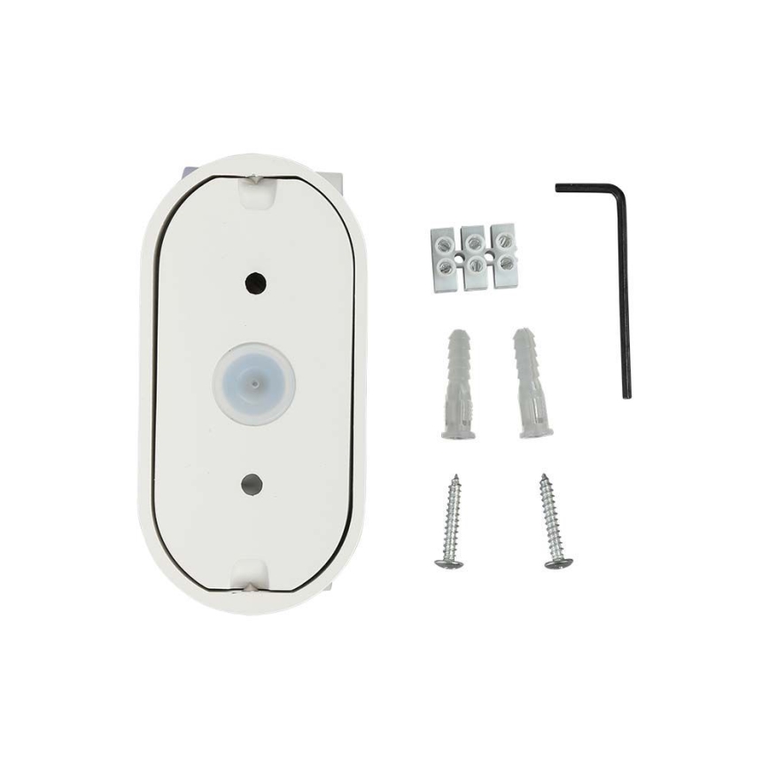 LED Lauko lankstus Sieninis šviestuvas LED/5W/230V 4000K IP65 balta