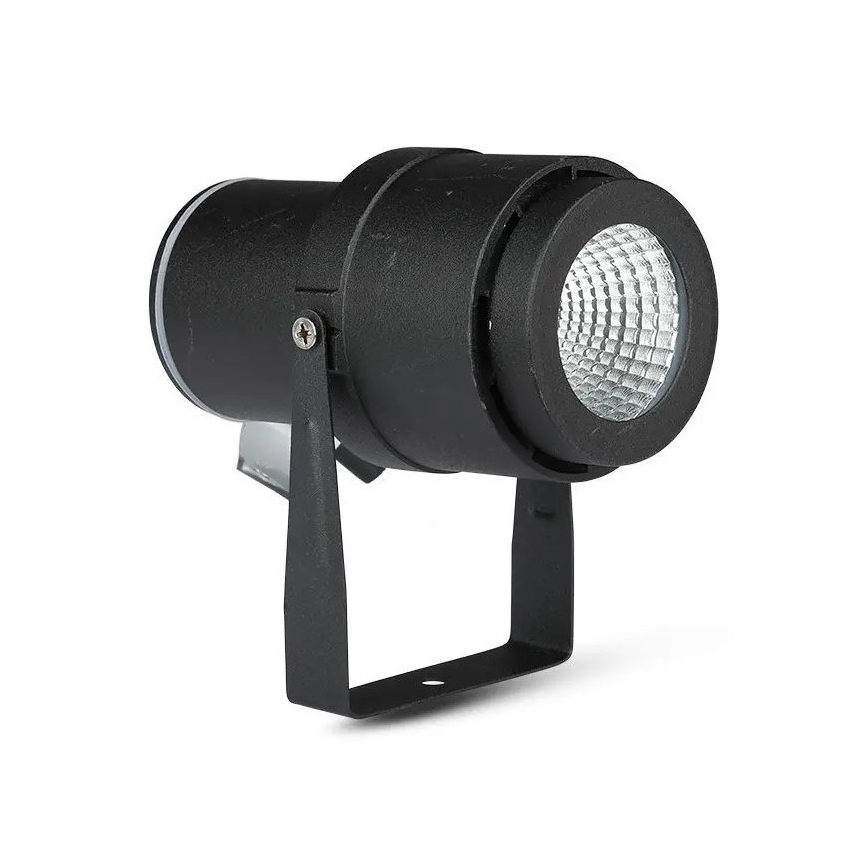LED Lauko lempa LED/12W/230V 3000K juoda IP65