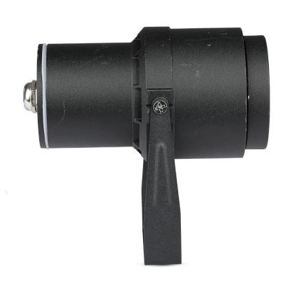 LED Lauko lempa LED/12W/230V 3000K juoda IP65