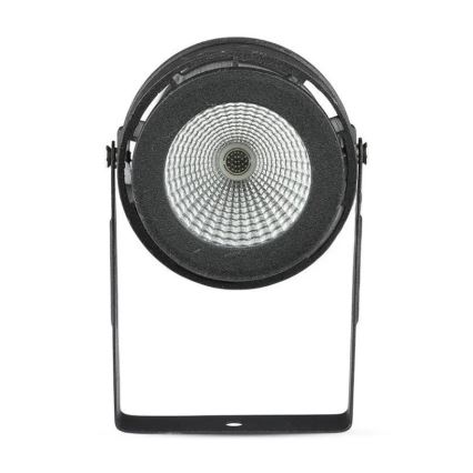 LED Lauko lempa LED/12W/230V 3000K juoda IP65
