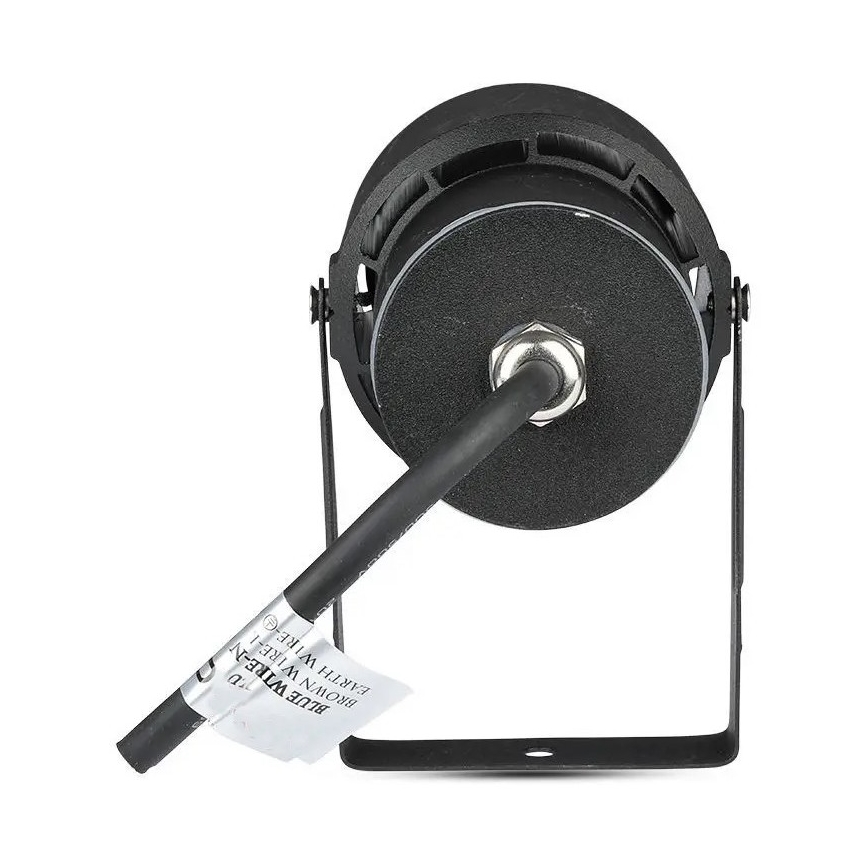 LED Lauko lempa LED/12W/230V 3000K juoda IP65