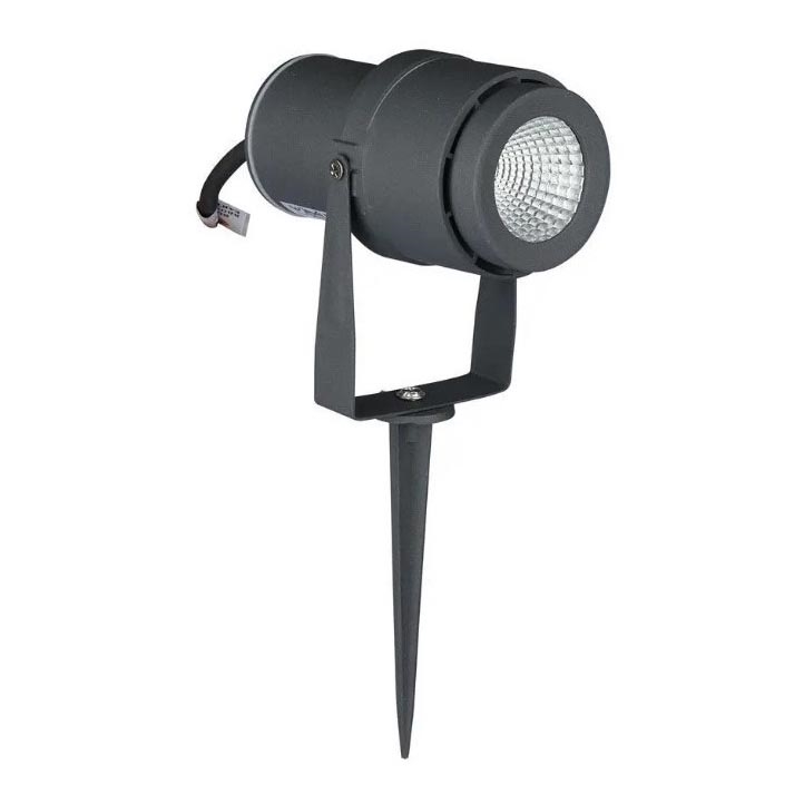 LED Lauko lempa LED/12W/230V 4000K antracitas IP65